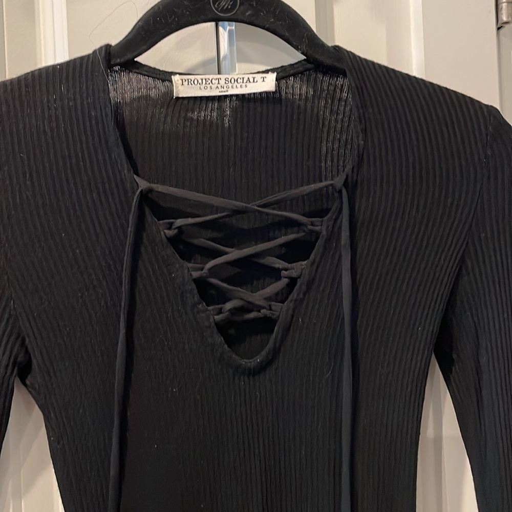 Like NEW! Project Social T Los Angeles Bodysuit Size Small